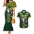 Custom South Africa 2024 Rugby Couples Matching Mermaid Dress and Hawaiian Shirt Go Springboks Protea Pattern - Wonder Print Shop