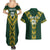 Custom South Africa 2024 Rugby Couples Matching Summer Maxi Dress and Hawaiian Shirt Go Springboks Protea Pattern - Wonder Print Shop