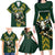 Custom South Africa 2024 Rugby Family Matching Long Sleeve Bodycon Dress and Hawaiian Shirt Go Springboks Protea Pattern - Wonder Print Shop