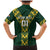 Custom South Africa 2024 Rugby Family Matching Mermaid Dress and Hawaiian Shirt Go Springboks Protea Pattern - Wonder Print Shop