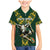 Custom South Africa 2024 Rugby Family Matching Mermaid Dress and Hawaiian Shirt Go Springboks Protea Pattern - Wonder Print Shop