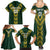 Custom South Africa 2024 Rugby Family Matching Summer Maxi Dress and Hawaiian Shirt Go Springboks Protea Pattern - Wonder Print Shop