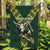 Custom South Africa 2024 Rugby Garden Flag Go Springboks Protea Pattern - Wonder Print Shop