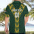 Custom South Africa 2024 Rugby Hawaiian Shirt Go Springboks Protea Pattern - Wonder Print Shop