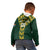 Custom South Africa 2024 Rugby Kid Hoodie Go Springboks Protea Pattern - Wonder Print Shop