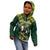 Custom South Africa 2024 Rugby Kid Hoodie Go Springboks Protea Pattern - Wonder Print Shop