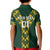 Custom South Africa 2024 Rugby Kid Polo Shirt Go Springboks Protea Pattern - Wonder Print Shop