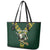 Custom South Africa 2024 Rugby Leather Tote Bag Go Springboks Protea Pattern - Wonder Print Shop