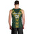 Custom South Africa 2024 Rugby Men Tank Top Go Springboks Protea Pattern - Wonder Print Shop