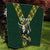 Custom South Africa 2024 Rugby Quilt Go Springboks Protea Pattern