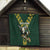 Custom South Africa 2024 Rugby Quilt Go Springboks Protea Pattern