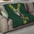 Custom South Africa 2024 Rugby Quilt Go Springboks Protea Pattern