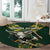 Custom South Africa 2024 Rugby Round Carpet Go Springboks Protea Pattern