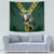 Custom South Africa 2024 Rugby Tapestry Go Springboks Protea Pattern