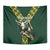 Custom South Africa 2024 Rugby Tapestry Go Springboks Protea Pattern