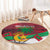 Personalized Maldives Independence Day 1965 Round Carpet Dhivehi Raajjeyge Jumhooriyyaa