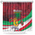 Personalized Maldives Independence Day 1965 Shower Curtain Dhivehi Raajjeyge Jumhooriyyaa