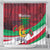 Personalized Maldives Independence Day 1965 Shower Curtain Dhivehi Raajjeyge Jumhooriyyaa