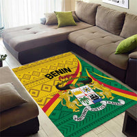 Personalized Benin Independence Day 1960 Area Rug Fraternite Justice Travail LT01 36 x 60 inches ...