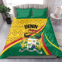 Personalized Benin Independence Day 1960 Bedding Set Fraternite Justice Travail LT01 172cm x 218c...