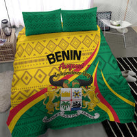 Personalized Benin Independence Day 1960 Bedding Set Fraternite Justice Travail LT01 172cm x 218c...