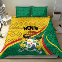 Personalized Benin Independence Day 1960 Bedding Set Fraternite Justice Travail LT01 172cm x 218c...