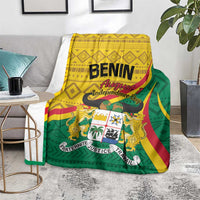Personalized Benin Independence Day 1960 Blanket Fraternite Justice Travail LT01 110cm x 140cm 14...