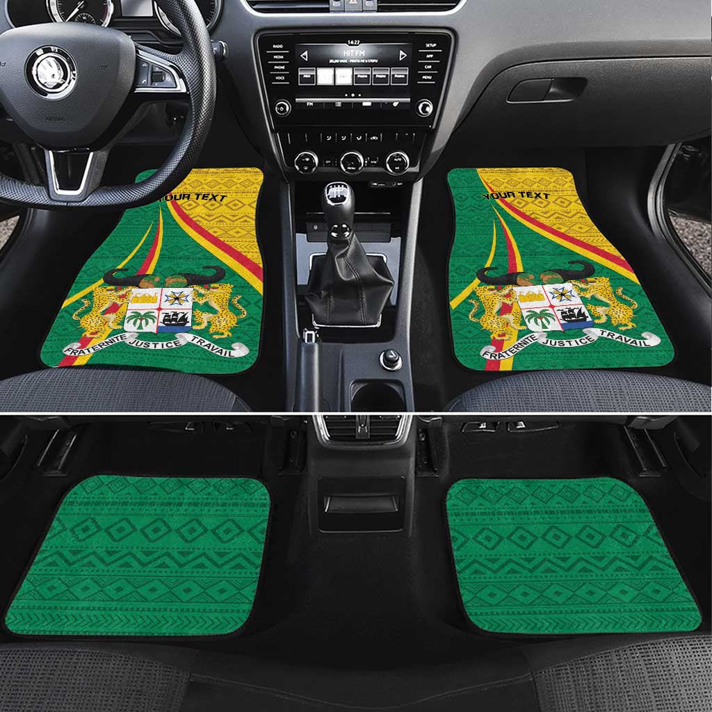 Personalized Benin Independence Day 1960 Car Mats Fraternite Justice Travail - Wonder Print Shop