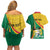 Personalized Benin Independence Day 1960 Couples Matching Off Shoulder Short Dress and Hawaiian Shirt Fraternite Justice Travail - Wonder Print Shop