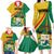 Personalized Benin Independence Day 1960 Family Matching Long Sleeve Bodycon Dress and Hawaiian Shirt Fraternite Justice Travail - Wonder Print Shop