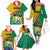 Personalized Benin Independence Day 1960 Family Matching Off The Shoulder Long Sleeve Dress and Hawaiian Shirt Fraternite Justice Travail - Wonder Print Shop