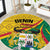 Personalized Benin Independence Day 1960 Round Carpet Fraternite Justice Travail