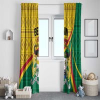 Personalized Benin Independence Day 1960 Window Curtain Fraternite Justice Travail LT01 With Hook...