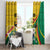 Personalized Benin Independence Day 1960 Window Curtain Fraternite Justice Travail - Wonder Print Shop