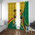 Personalized Benin Independence Day 1960 Window Curtain Fraternite Justice Travail - Wonder Print Shop