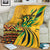 Personalized Jamaica Independence Day 1962 Blanket Jumieka Streamertail Reggae Pattern