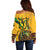 Personalized Jamaica Independence Day 1962 Off Shoulder Sweater Jumieka Streamertail Reggae Pattern - Wonder Print Shop