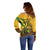 Personalized Jamaica Independence Day 1962 Off Shoulder Sweater Jumieka Streamertail Reggae Pattern - Wonder Print Shop