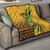 Personalized Jamaica Independence Day 1962 Quilt Jumieka Streamertail Reggae Pattern