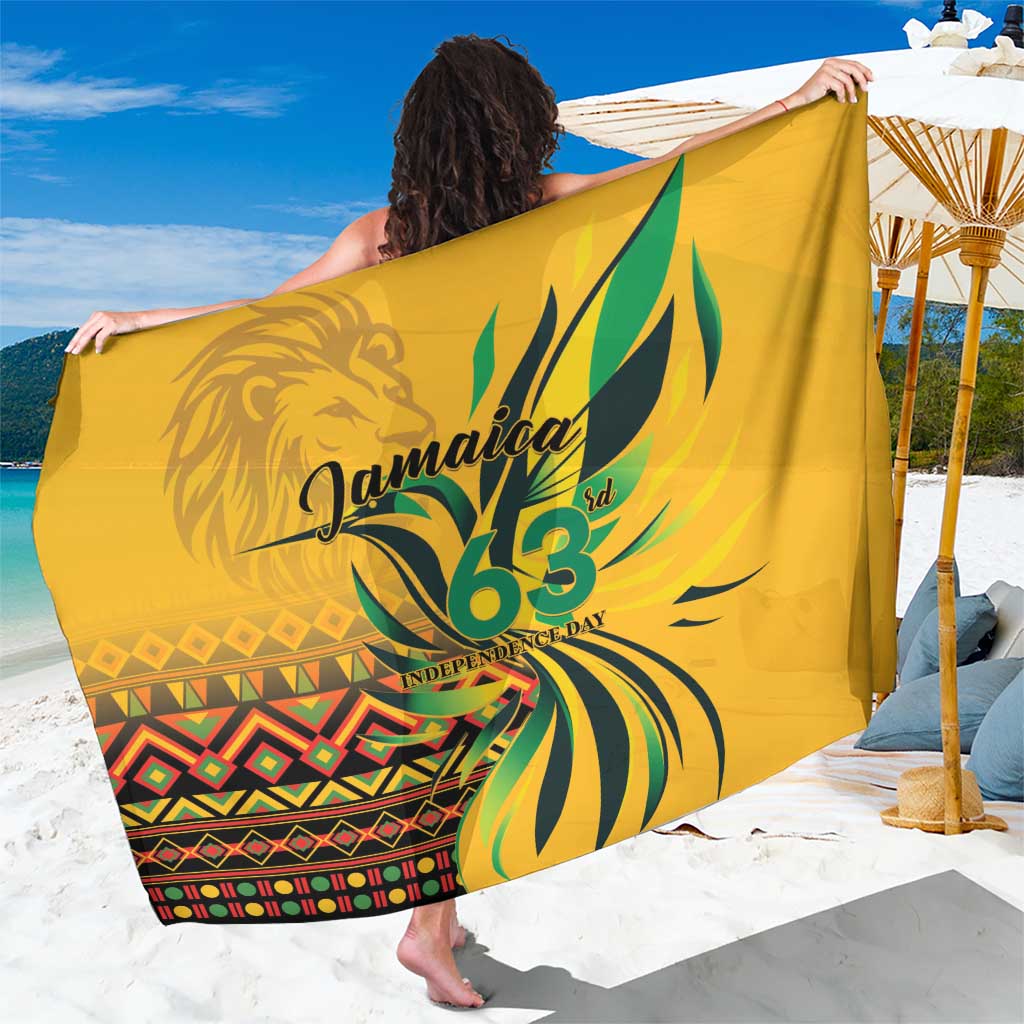 Jamaica Independence Day 1962 Sarong Jumieka Streamertail Reggae Pattern