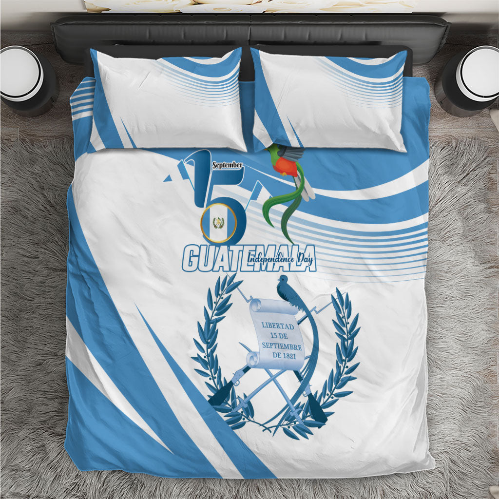 Guatemala 15 Septiembre 1821 Bedding Set Happy Independence Day