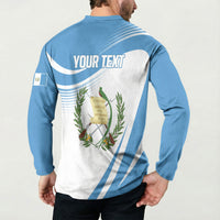 Personalized Guatemala 15 Septiembre 1821 Button Sweatshirt Happy Independence Day