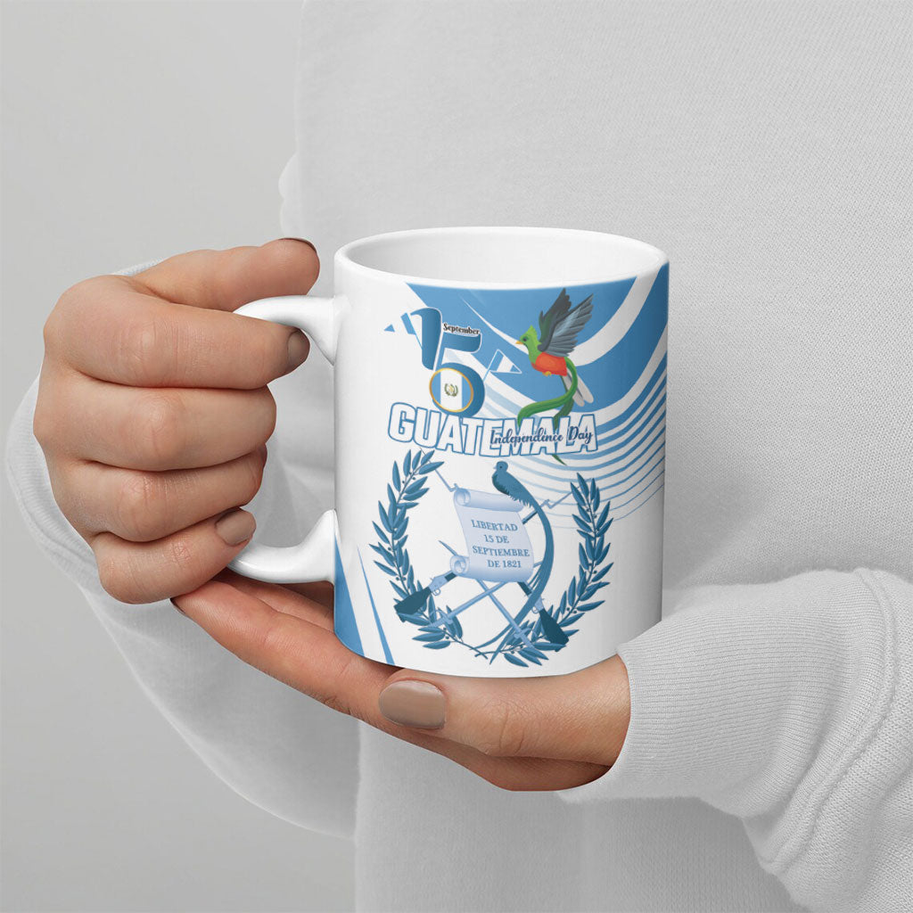 Personalized Guatemala 15 Septiembre 1821 Ceramic Mug Happy Independence Day