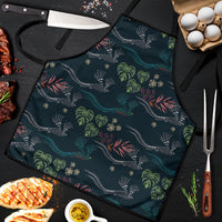 Guatemala Quetzal Bird Pattern Apron Embroidery Effect