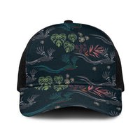 Guatemala Quetzal Bird Pattern Baseball Net Cap Embroidery Effect