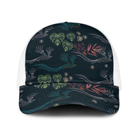 Guatemala Quetzal Bird Pattern Baseball Net Cap Embroidery Effect