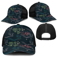 Guatemala Quetzal Bird Pattern Baseball Net Cap Embroidery Effect