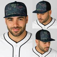 Guatemala Quetzal Bird Pattern Baseball Net Cap Embroidery Effect