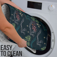 Guatemala Quetzal Bird Pattern Bathroom Set Embroidery Effect