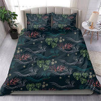 Guatemala Quetzal Bird Pattern Bedding Set Embroidery Effect